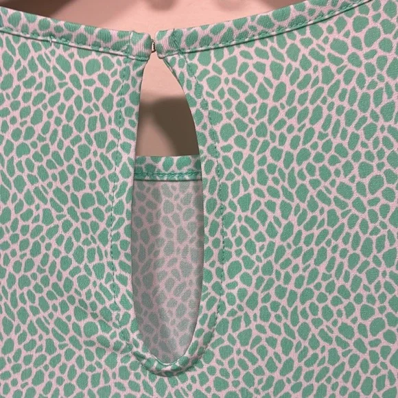 Michael Kors Mint Ruffle Sleeve Blouse medium - Picture 7 of 7